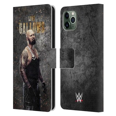 OFFICIAL WWE LUKE GALLOWS LEATHER BOOK WALLET CASE COVER FOR APPLE iPHONE PHONES - Image 1 of 4
