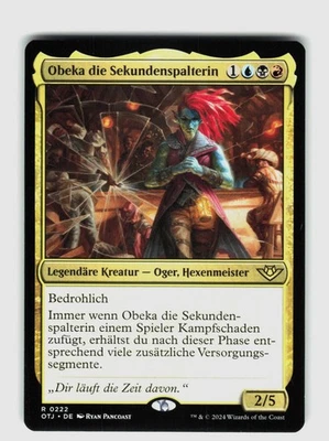 MTG - Obeka, Splitter of Seconds/Obeka die Sekundenspalterin - OTJ - DE - NM - Bild 1 von 2
