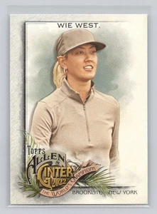 Michelle Wie West 2022 Topps Allen & Ginter Baseball #231 - Picture 1 of 2