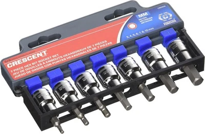 Crescent 7 Piece 3/8" Drive Hex Bit Metric Socket Set - One Size, No Color  - Image 1 of 2