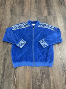 Vintage 90s Women’s Neiman Marcus Suede Zip Up Jacket Size L Blue Made In USA - Picture 1 of 4