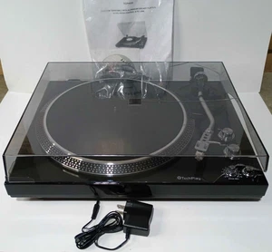 TechPlay TCP4530 Giradischi Giradischi Nero 33 45 Giri Trasmissione a Cinghia RCA Out - Foto 1 di 18