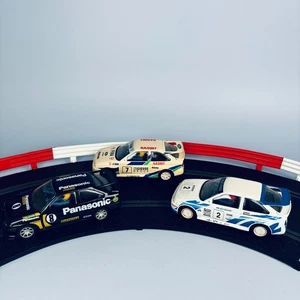 SCALEXTRIC FORD ESCORT RS COSWORTH SLOT CAR X3 HORNBY RACING - Picture 1 of 15