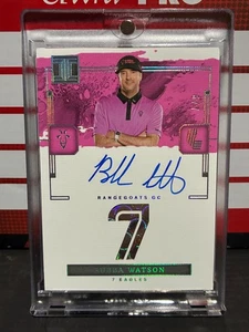 2024 Panini Impeccable LIV Golf Eagles Bubba Watson #6/7 On Card AUTO RangeGoats - Picture 1 of 2