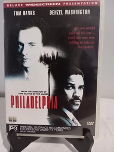 Philadelphia (DVD, 1993) Like New Region 4 Not Ex Rental - Picture 1 of 4