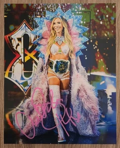 Charlotte Flair Signed 8x10 Photo WWE Smackdown RAD - Picture 1 of 1