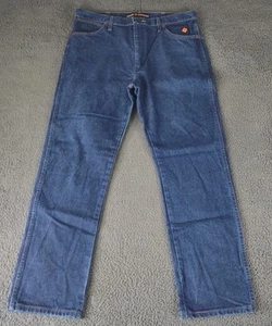 Wrangler Flame Resistant Jeans Herren Denim Blau 36x30 Relaxed Fit Straight Work - Bild 1 von 14