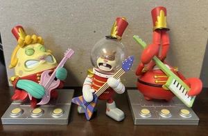 Set of 3 SpongeBob SquarePants Mighty Jaxx Band Geeks Figures Mrs. Puff - Picture 1 of 10
