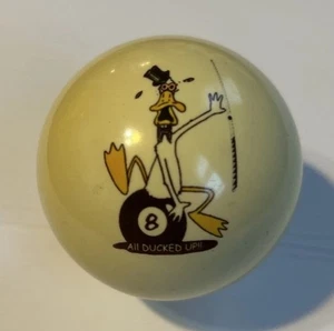 Pool/Billiards All Ducked Up Funny Cool Custom Cue Ball - Picture 1 of 2