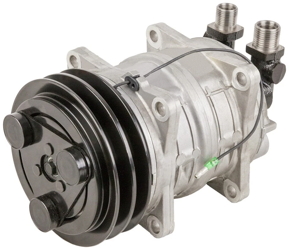 Compresor de aire acondicionado Kiki TM-15 HD diésel OEM y embrague de aire acondicionado de 135 mm reemplaza 488-45011 TCP Foto 1 de 2