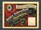 Siersleben Notgeld / Briefmarkengeld blanko - Schein / Fritz Schreiber ..2/28744