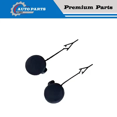 2 peças tampa de gancho de reboque dianteiro LH&RH para Porsche Cayenne 92A 2015-2018  - Imagem 1 de 4