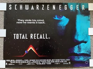 Total Recall Original UK Cinema 30x40 Quad Movie Poster. Schwarzenegger. Rolled. - Picture 1 of 1