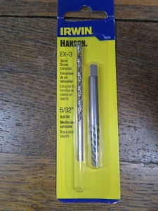 ¡NUEVO EXTRACTOR DE TORNILLO ESPIRAL IRWIN HANSON EX-3 Y JUEGO DE TALADROS DE 5/32"! - Imagen 1 de 6