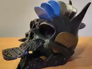 Oni Skull Gitarren-Plektrum-Halter - Bild 1 von 3