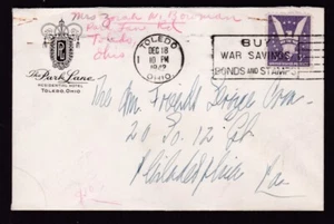 HOTEL - THE PARK LANE, TOLEDO, OHIO - 1942 - Picture 1 of 1