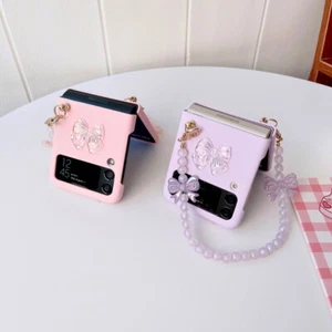 For Samsung Galaxy Z Flip3 Candy Color Butterfly Knot Girly Hard Case Cover - Photo 1 sur 17