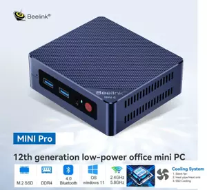 Beelink Pro Mini PC Intel N150/N100/N95 Windows 11 DDR4 16GB SSD 512GB/1T WIFI6 - Foto 1 di 6