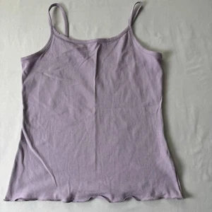 Art Class Spaghetti Strap Top XL 14/16 Girls Pale Violet Lettuce Hem NEW No Tags - Picture 1 of 7