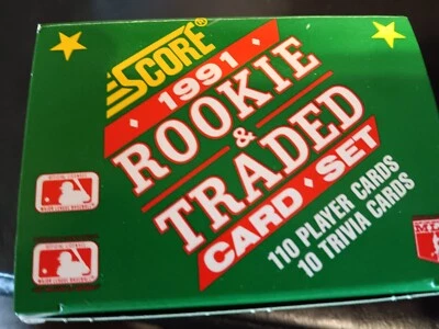 S3R2: 1991 Score Rookie Traded Baseball Plus Trivia - Pick #1T-110T - .99-$2.80 - Image 1 of 4