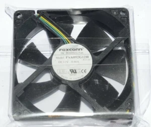 HP 727135-001 Z230 Workstation Case Fan FoxConn PVA092G12H-P16-AE DC12V 0.4A 4P - Picture 1 of 4