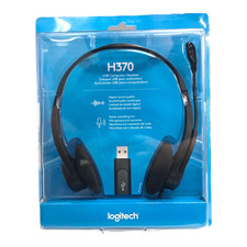 Logitech H370 USB Wired Computer Headset With Noise Canceling Mic