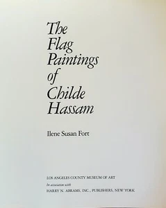 The Flag Paintings of Childe Hassam by Ilene S Fort (1988 Hardcover) - Imagen 1 de 10