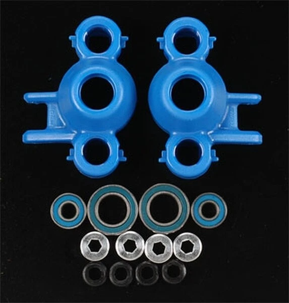 REVO/T-Maxx Blue Axle Carriers/Steering Blocks w/Bearing RPM RPM80585 - Image 1 of 1