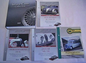 04 005 Atlas Verlag 3 Stück Datenblätter Silver-Cars+Sammelmappe+1 Stück Datenbl - Picture 1 of 2