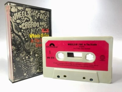 Cream WHEELS OF FIRE Vintage Cassette 914 573 **RARE DEUTSCHE GRAMMOPHON** 1968 - Image 1 of 4
