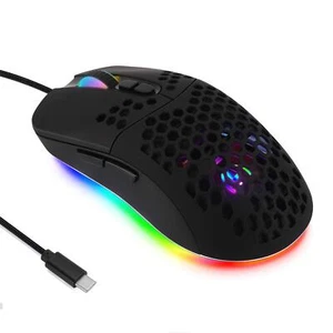 Attoe USB C Mouse Lightweight Gaming Type C Mouse up to 7200 DPI Wired for Ma... - Picture 1 of 7
