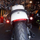 Bobber Cafe Racer Motorcycle LED Turn Signal Tail Light Brake Running Bullet Red