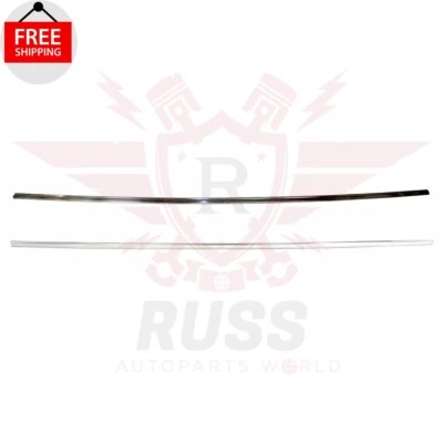 New Front Grille Molding silver Set of 2PC Fits 1983-1988 CHEVROLET C10 PICKUP - Image 1 of 4