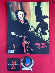Tobin Bell Jigsaw Saw autografato firmato 8x10 foto Beckett COA horror - Foto 1 di 7
