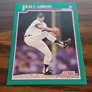 1991 Score Paul Gibson Detroit Tigers Pitcher #152 - Picture 1 of 2