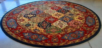 RED / MULTI 10' X 10' Hole in Rug, Reduced Price 1172763397 HG926A-10R - Image 1 of 3