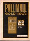 1974 Vintage Ad Pall Mall Gold 100'S Tobacco Cigarettes Retro Pack  07/20/23