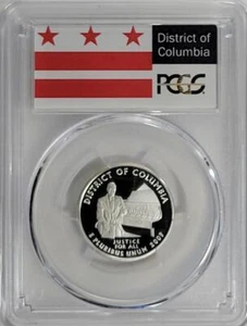 2009-S Silver Washington Quarter - District of Columbia - PCGS PR70DCAM - Picture 1 of 2