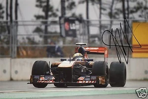 Formula One F1 Driver Jaime Alguersuari Red Bull Hand Signed Photo 12x8" I - Picture 1 of 1