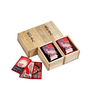 Hana Karuta Prime Minister's Hana Karuta in paulownia box (red lining) Hanafuda - Picture 1 of 1