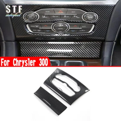 Cubierta de interruptor de aire acondicionado interior de auto para Chrysler 300 2015 2016-2024 Foto 1 de 4