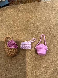 Lot Of 3 Barbie Bags Purses Pocketbooks - Picture 1 of 2