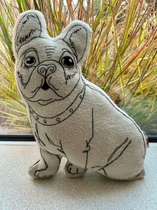 BEN DE LISI DESIGNERS AT DEBENHAMS BLACK AND WHITE FRENCH BULLDOG - Picture 1 of 7