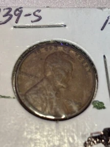 1939-S Lincoln Wheat Cent - Picture 1 of 4