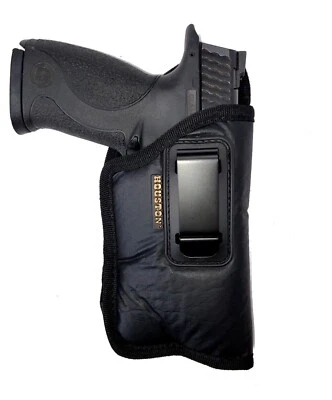 Laser/Light IWB Houston Soft Eco Leather Gun Holster - Choose Size - Image 1 of 4