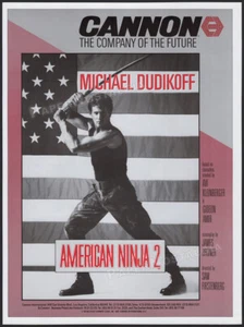 AMERICAN NINJA 2__Original 1986 Trade AD / póster__Michael Dudikoff_Steve James - Imagen 1 de 1