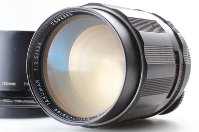 6 Elements [Exc+4/ Hood] Pentax SMC Takumar 135mm f/2.5 Telephoto M42 Lens JAPAN - Image 1 of 4