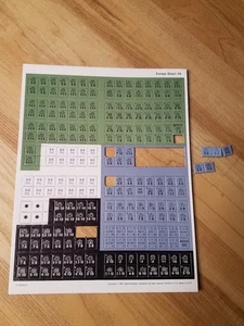 GDW Scorched Earth Europa Counter Sheet 7A - Picture 1 of 1