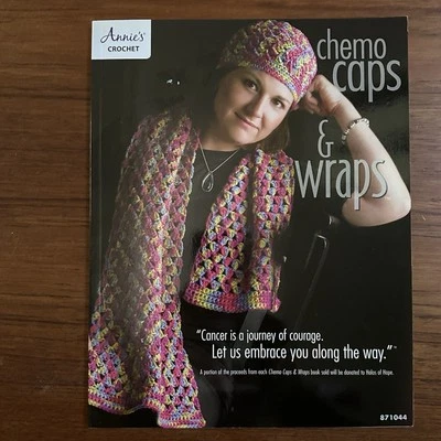 Chemo Caps & Wraps Annie's Crochet Hat Scarf Pattern Book - Image 1 of 4