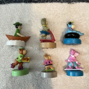 Wendy’s Kids Meal Toy Vintage 1990 Yogi Bear and Friends Summer Gliders Set Of 6 - Picture 1 of 6